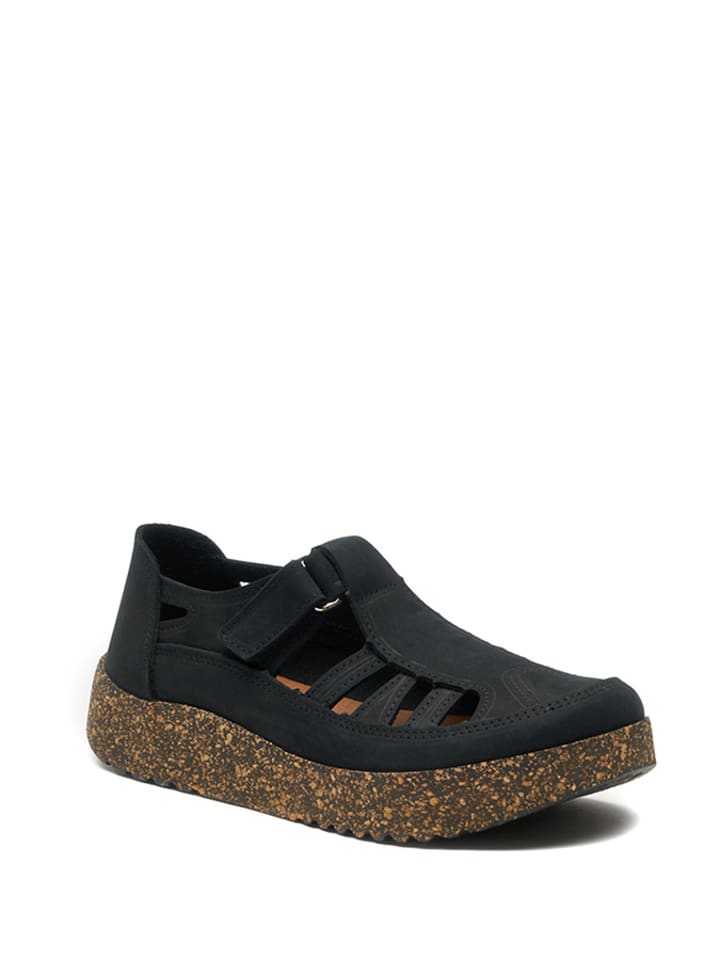 Comfortfusse Skórzane slippersy w kolorze czarnym rozmiar: 41