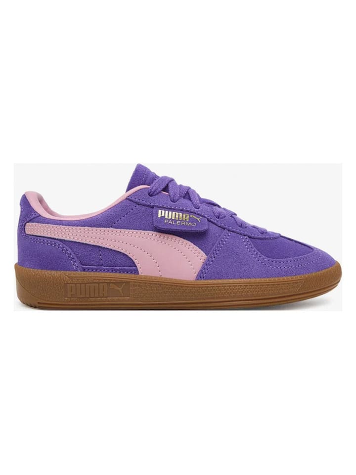Puma Skórzane sneakersy "Palermo" w kolorze fioletowym rozmiar: 37