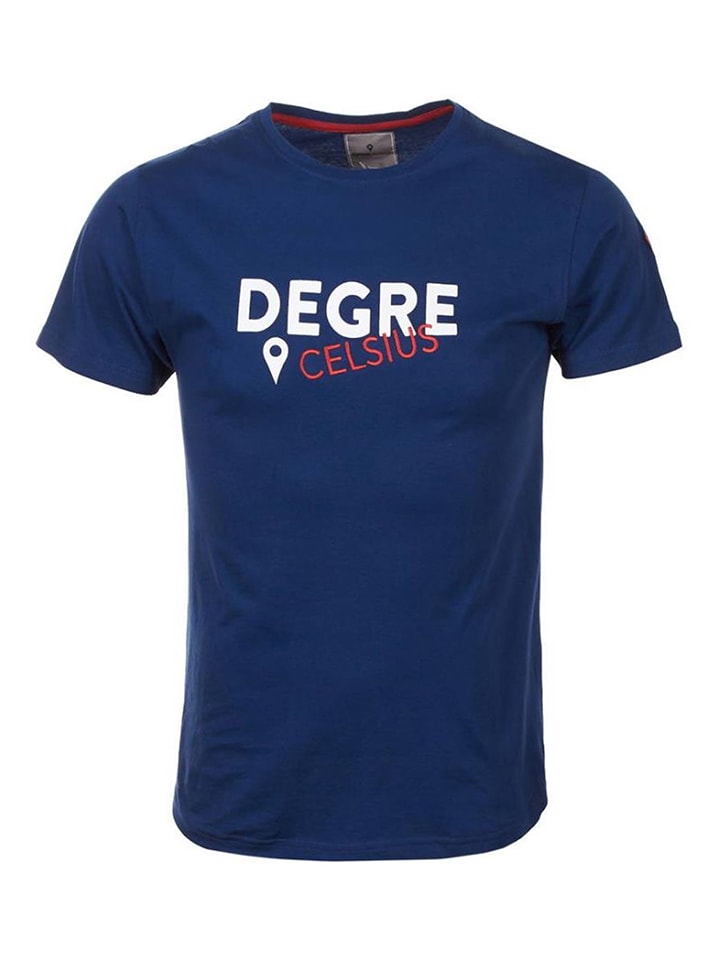 Peak Mountain Koszulka "Calogo" w kolorze granatowym rozmiar: M