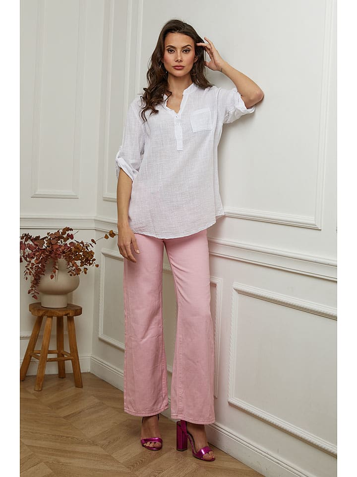 Fleur de Lin Bluzka "Msof" w kolorze białym rozmiar: M