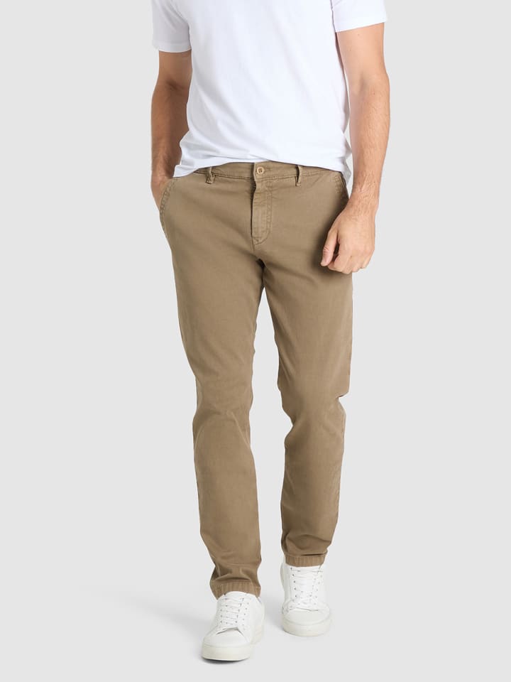 MAC Spodnie chino "Lenny" w kolorze oliwkowym rozmiar: W33/L30