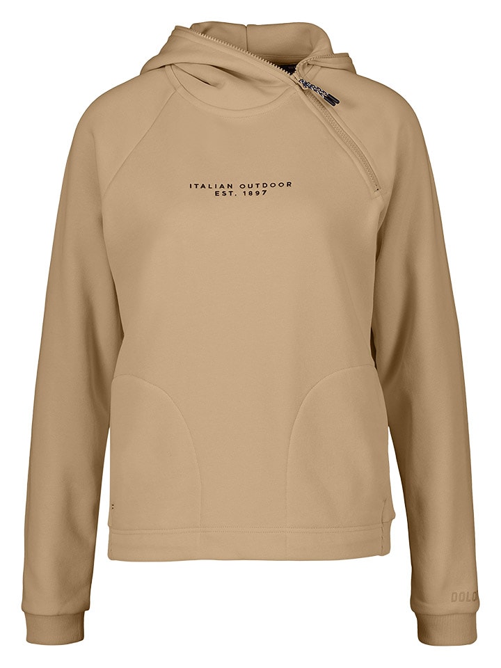 DOLOMITE Bluza polarowa "Strenta" w kolorze beżowym rozmiar: M