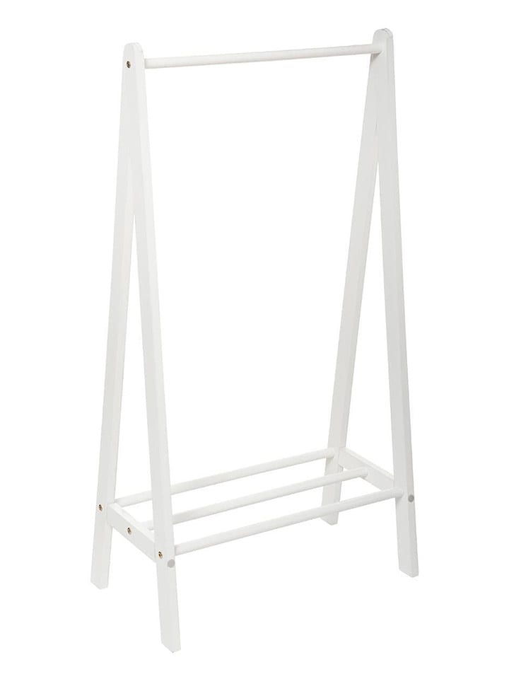 WellHome for Kids Wieszak stojący w kolorze białym na ubrania - 60 x 114 x 30 cm rozmiar: onesize