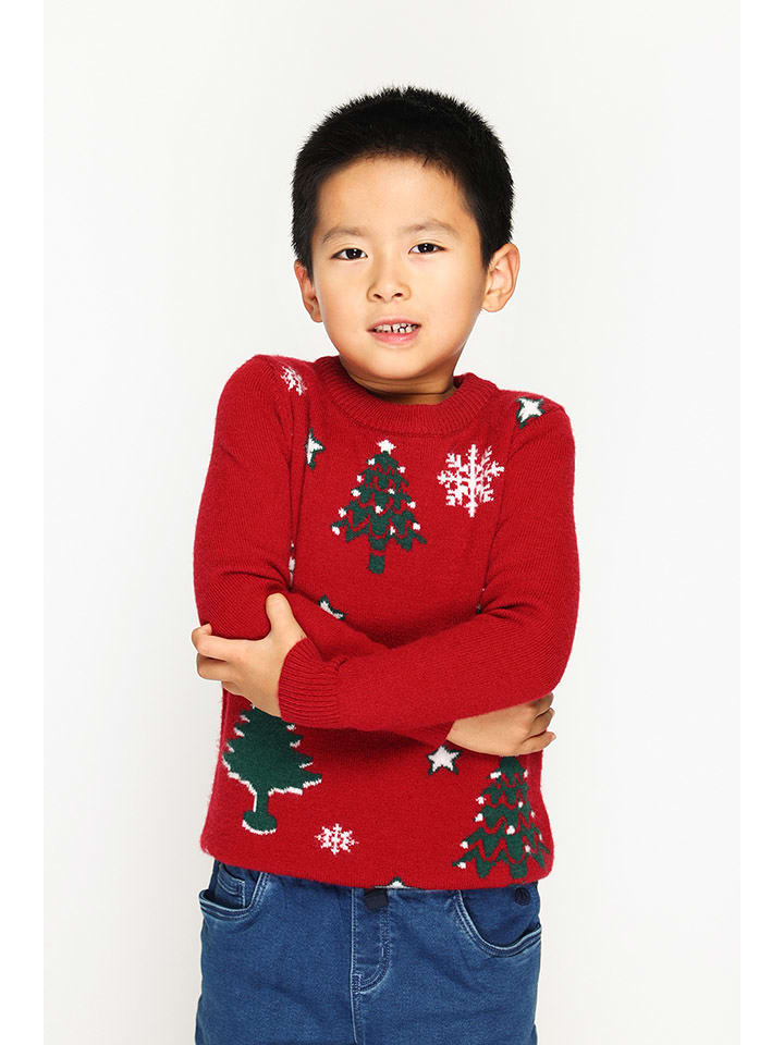 ASSUILI Sweter w kolorze czerwonym rozmiar: 104