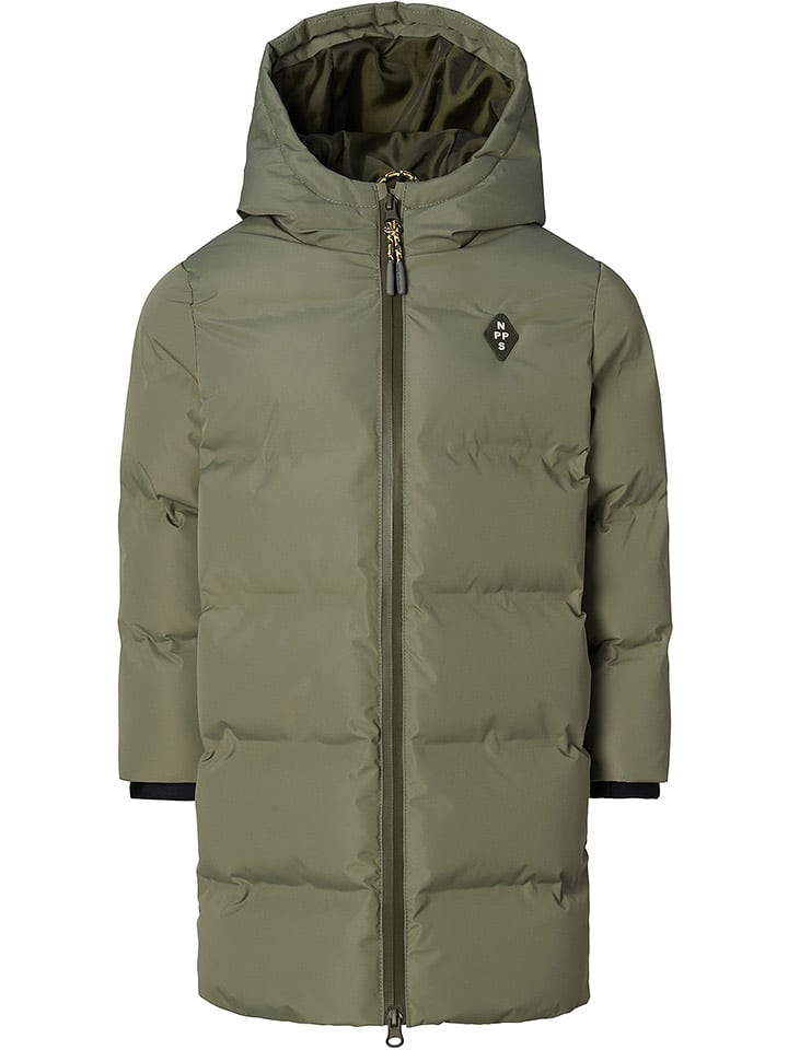 Noppies Płaszcz zimowy "Herrera" w kolorze khaki rozmiar: 104