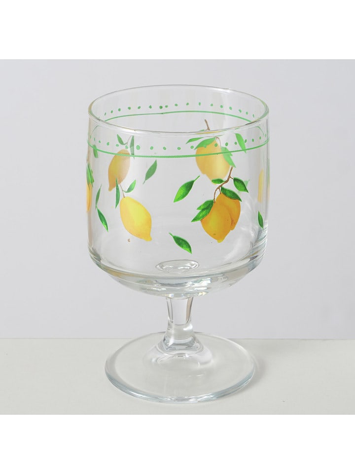 Boltze Miska "Palermo" w kolorze zielono-żółtym - wys. 12,3 cm rozmiar: onesize