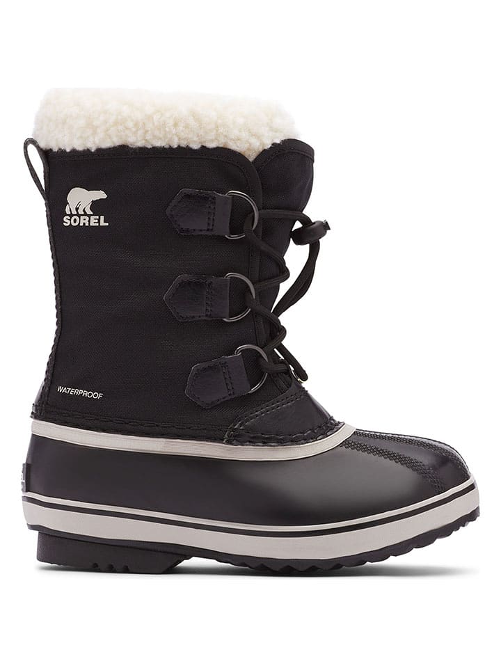 Sorel Botki zimowe "Pac" w kolorze czarnym rozmiar: 29