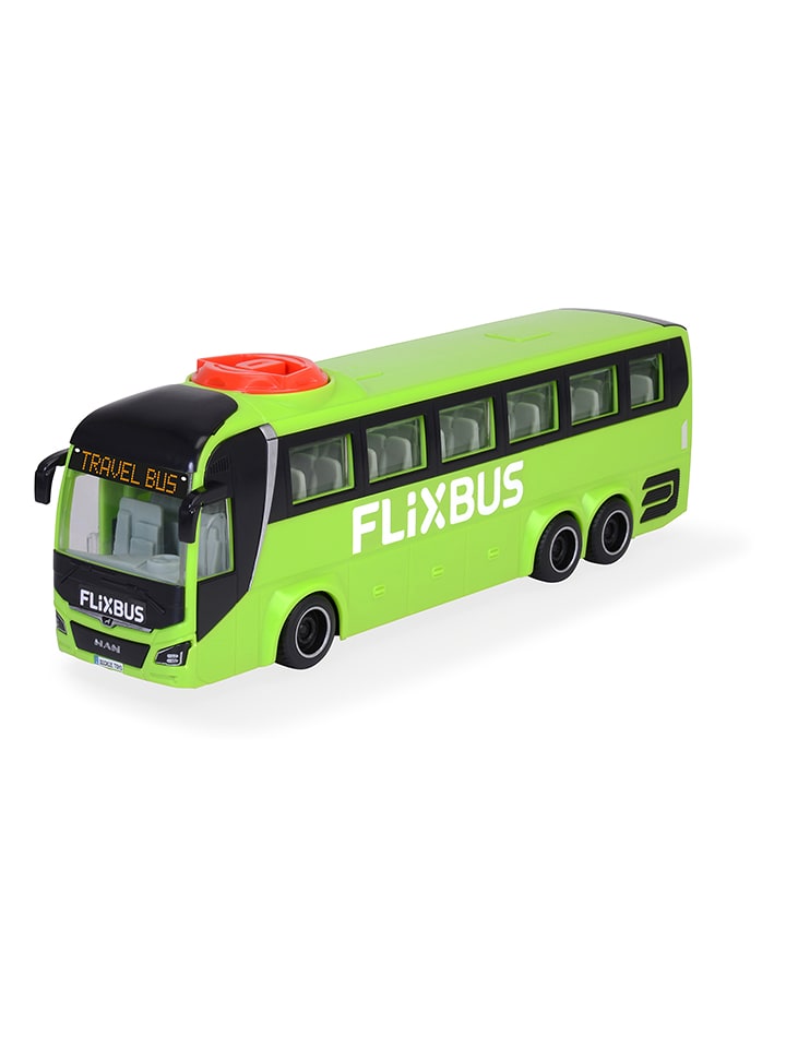 Dickie Autobus zabawkowy "MAN Lion's Coach - Flixbus" w kolorze zielonym - 3+ rozmiar: onesize