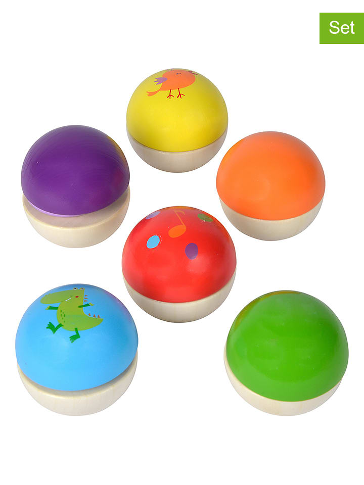 Eichhorn Drewniane kule muzyczne (6 szt.) - 12 m+ rozmiar: onesize
