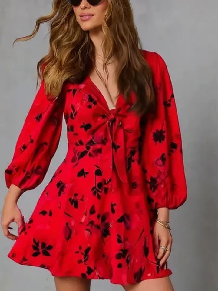 LA Angels Sukienka w kolorze czerwonym rozmiar: XL