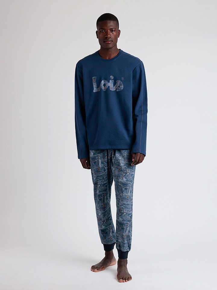 Lois Piżama w kolorze granatowym rozmiar: XXL