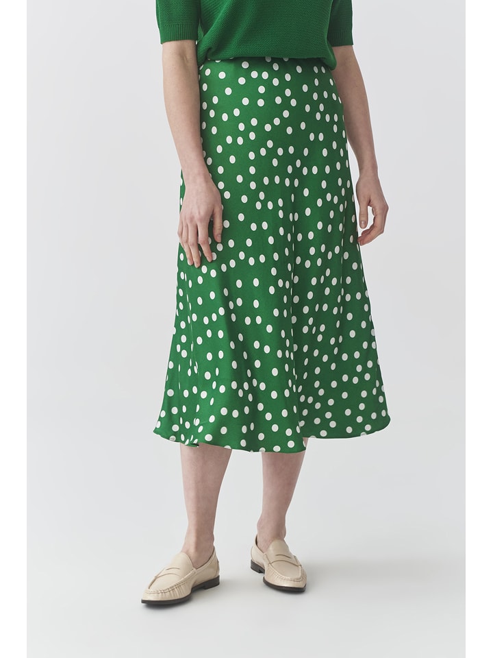 TATUUM Spódnica "Satini" w kolorze zielonym rozmiar: 34