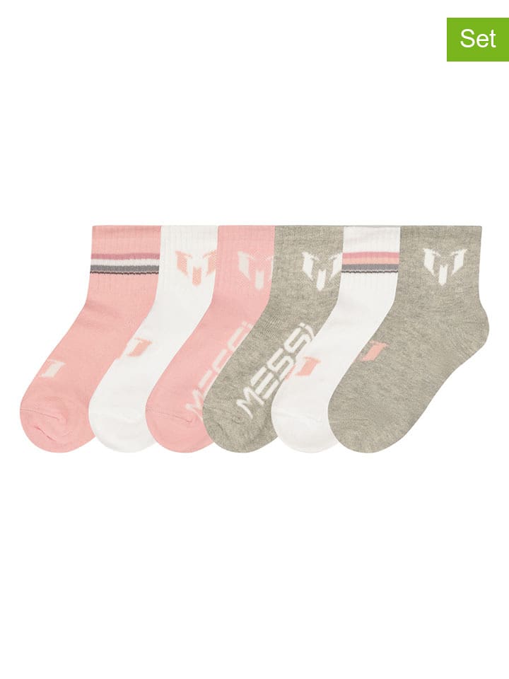 Messi Skarpety (6 par) w różnych kolorach rozmiar: 27-30