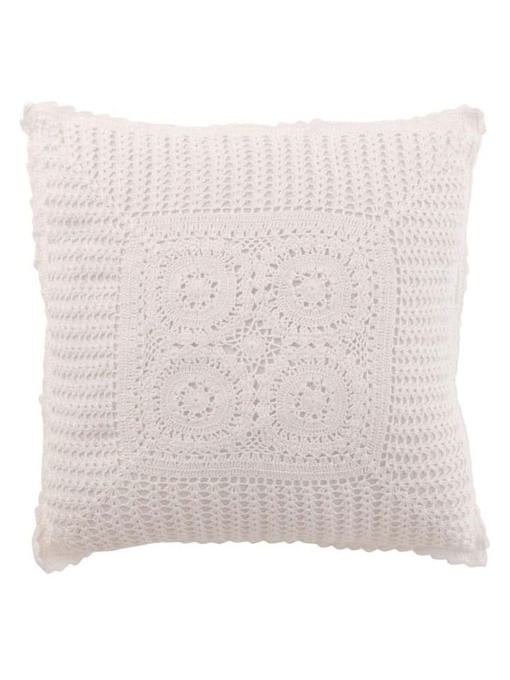 J Line Poduszka w kolorze białym - 45 x 45 cm rozmiar: onesize