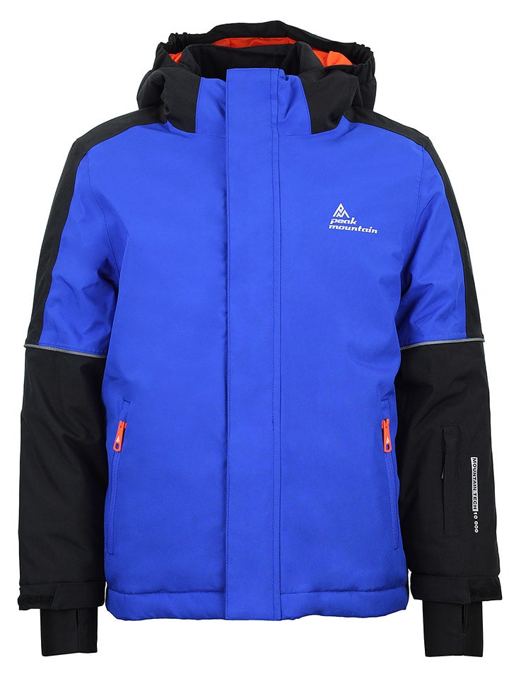 Peak Mountain Kurtka narciarska "Etiope" w kolorze czarno-niebieskim rozmiar: 128