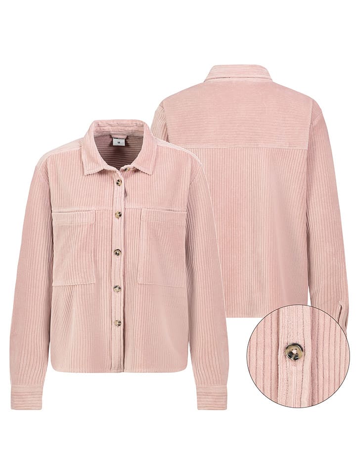 Sublevel Koszula sztruksowa w kolorze jasnoróżowym rozmiar: S