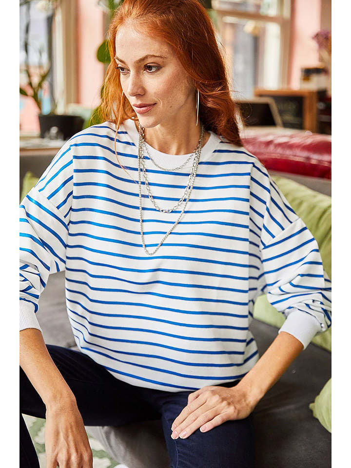 Olalook Bluza w kolorze białym rozmiar: L