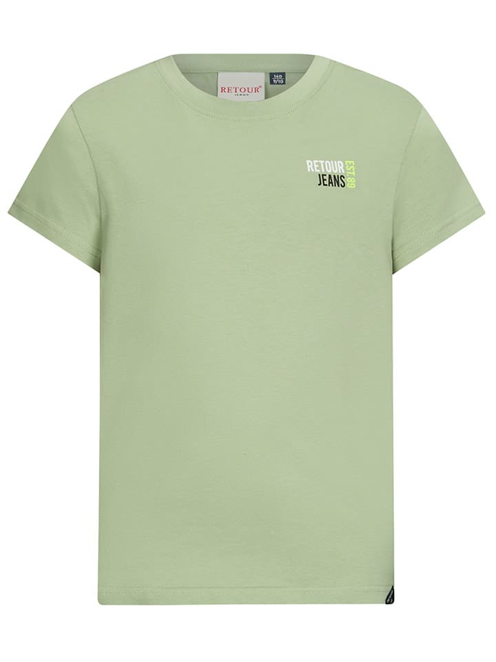 Retour Koszulka "Raoul" w kolorze zielonym rozmiar: 140