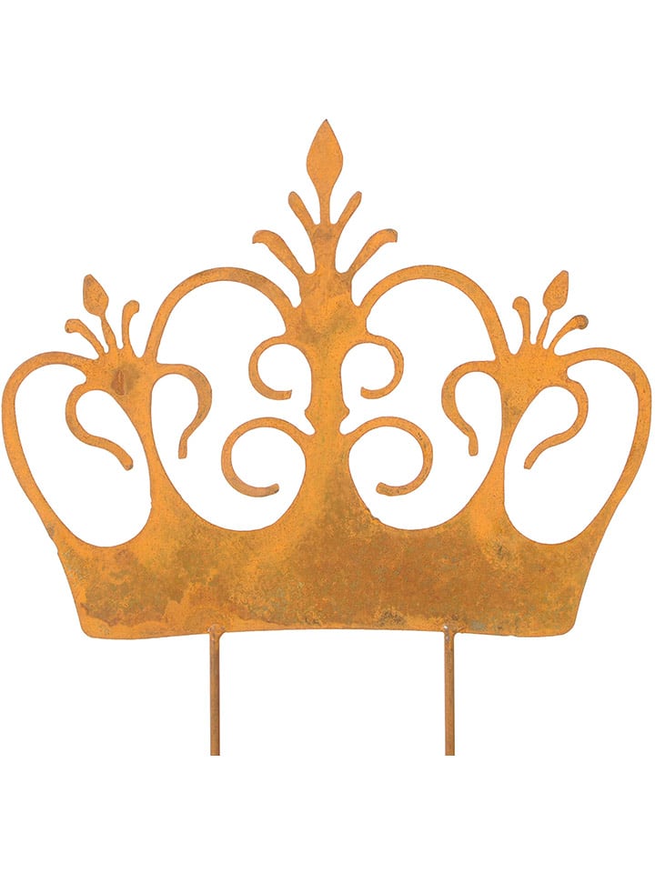 POSIWIO Dekoracja ogrodowa w kolorze złotym - 24 x 19,5 cm rozmiar: onesize