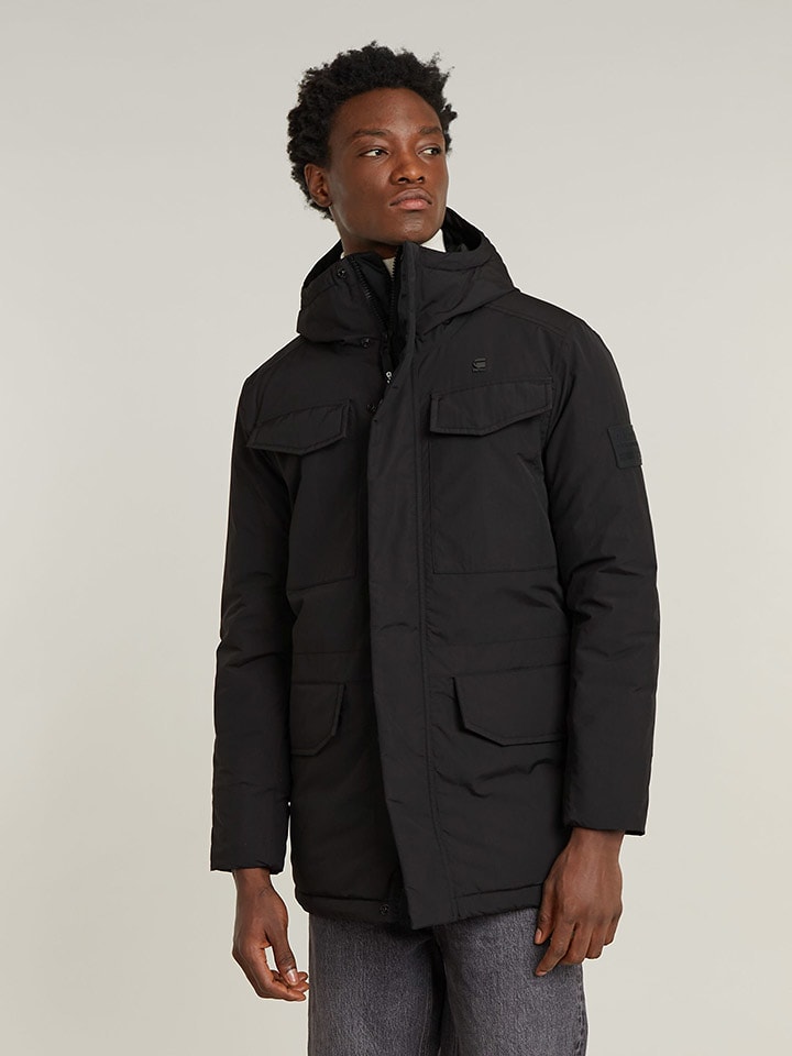 G-Star Parka w kolorze czarnym rozmiar: S