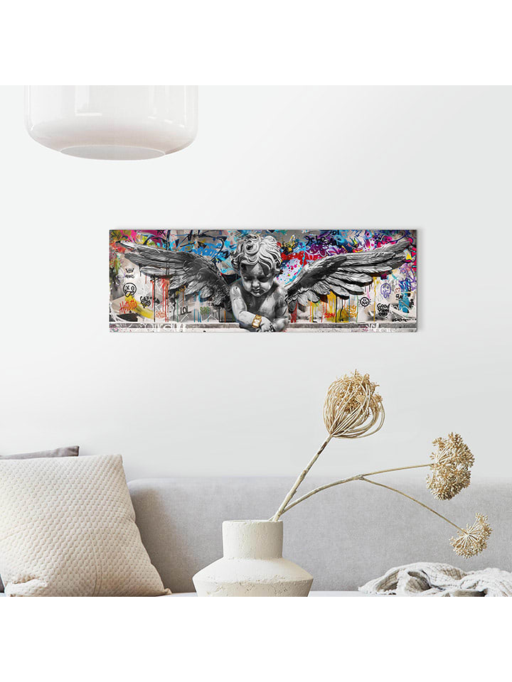 Orangewallz Druk artystyczny "Dream Flowers" rozmiar: 30x90 cm