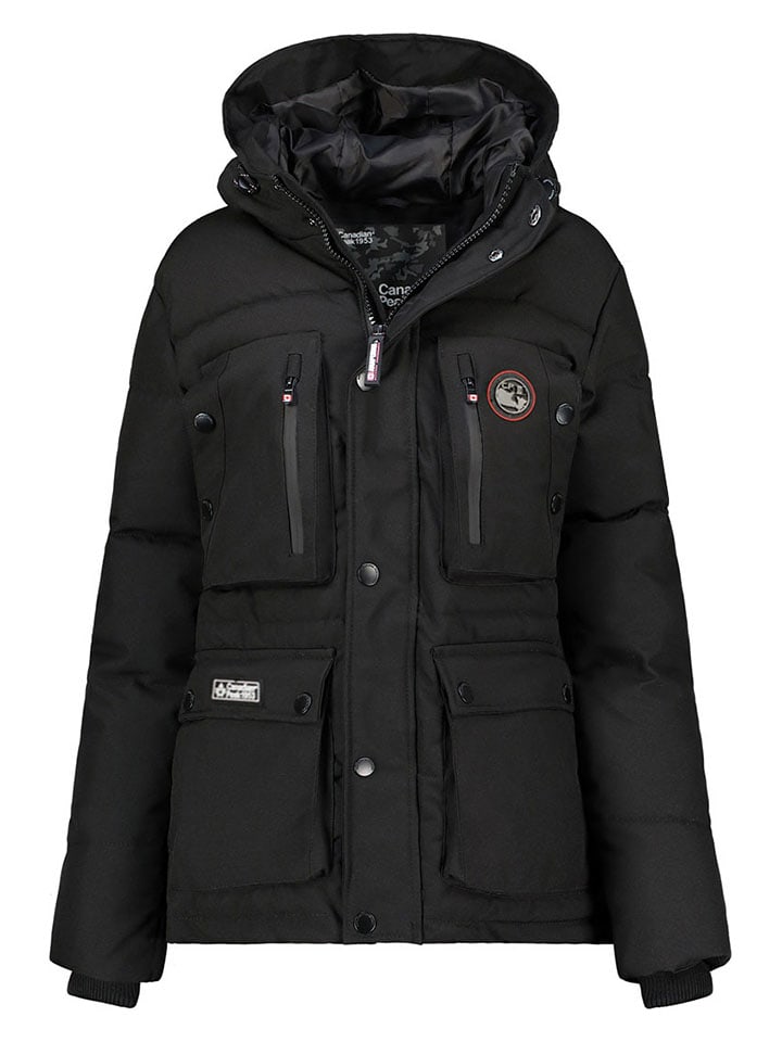 Canadian Peak Parka w kolorze czarnym rozmiar: M
