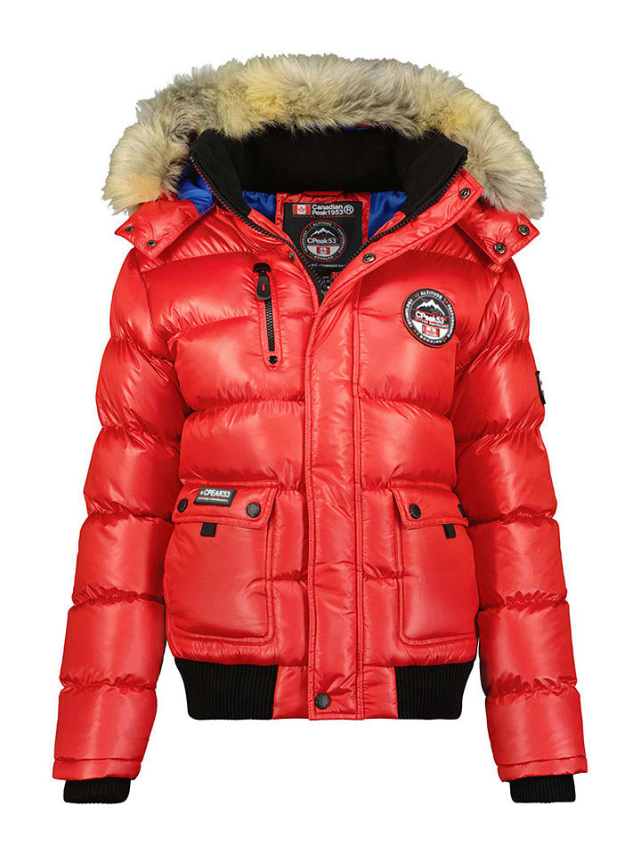 Canadian Peak Kurtka pikowana "Bugseak" w kolorze czerwonym rozmiar: S