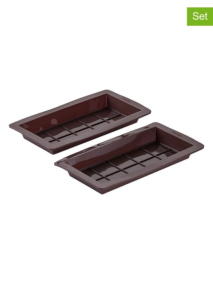 Zenker Formy (2 szt.) w kolorze brązowym do czekolady - 25 x 14 cm rozmiar: onesize