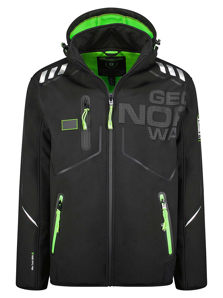 Geographical Norway Kurtka softshellowa "Robin" w kolorze czarnym rozmiar: M