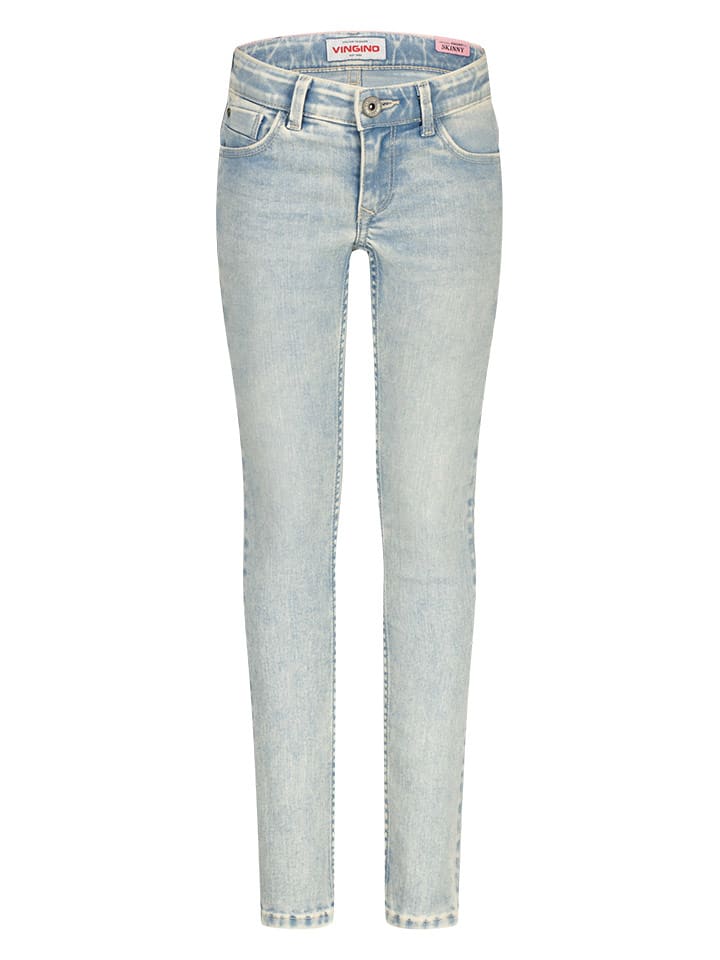 Vingino Dżinsy "Alice" - Skinny fit - w kolorze błękitnym rozmiar: 152