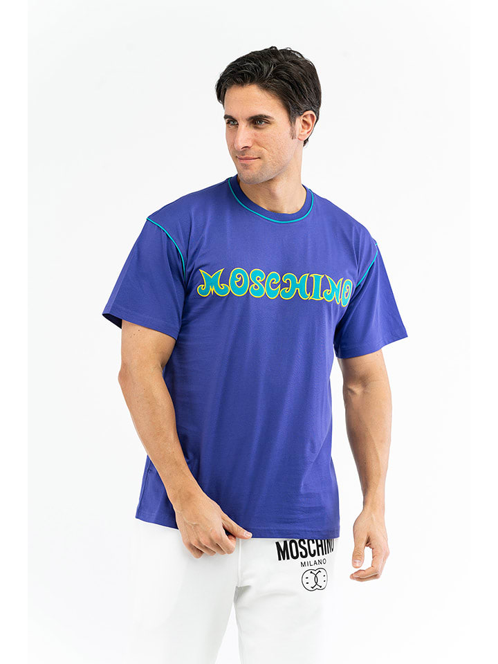 Moschino Koszulka w kolorze fioletowym rozmiar: XL