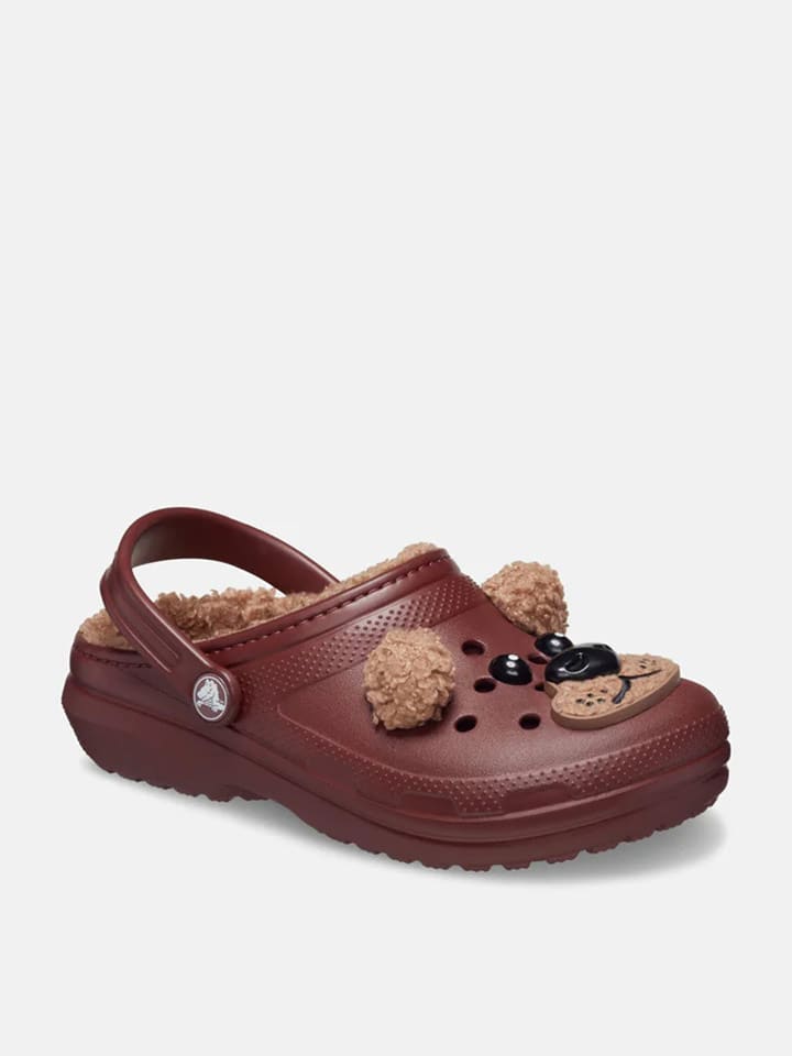 Crocs Chodaki "Classic Lined IAM" w kolorze brązowym rozmiar: 27/28