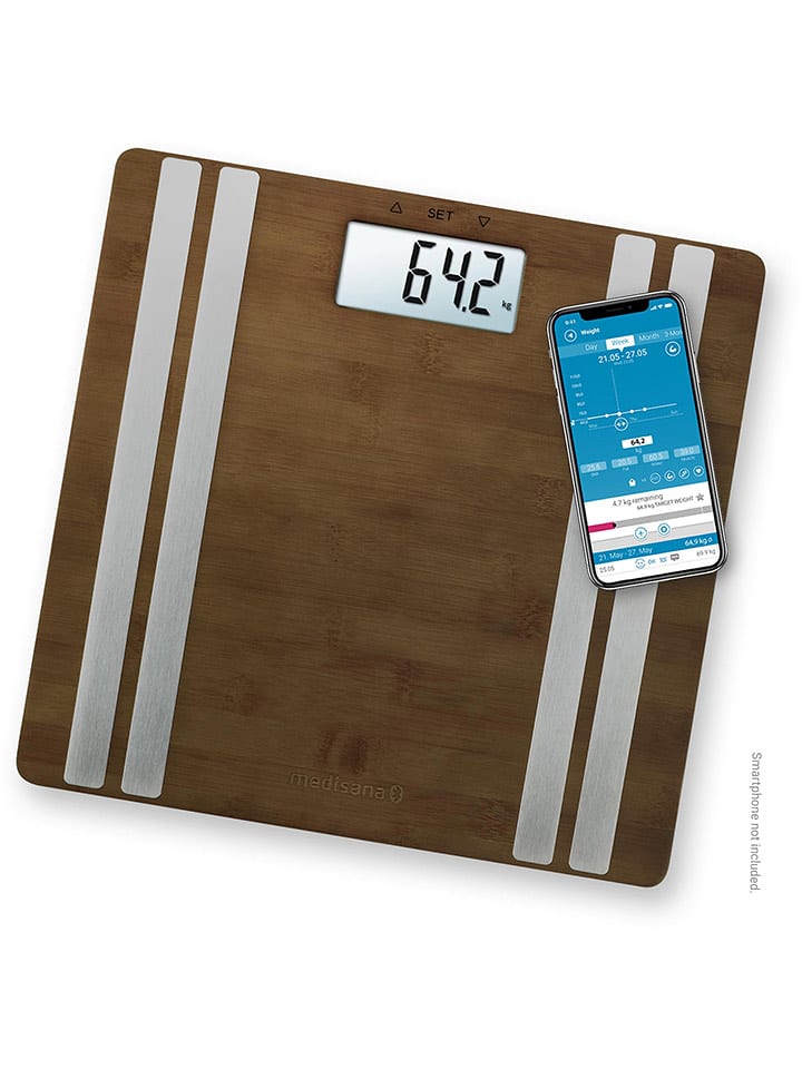 Medisana Waga w kolorze brązowym z funkcją pomiaru składu ciała rozmiar: onesize