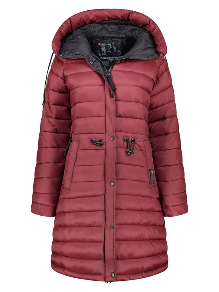 ANAPURNA Płaszcz pikowany "Batigana" w kolorze bordowym rozmiar: S