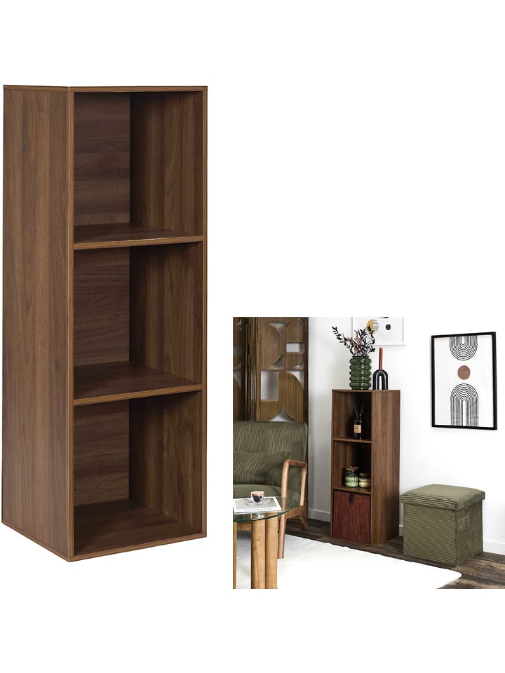 Rétro Chic Regał stojący w kolorze brązowym - 34 x 97,8 x 31,8 cm rozmiar: onesize