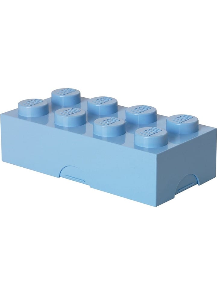 LEGO Pojemnik "Classic Brick 8" w kolorze niebieskim na lunch - 20 x 7,3 x 10 cm rozmiar: onesize