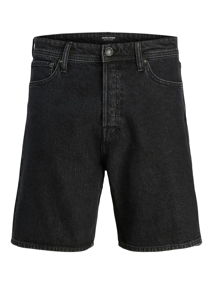 JACK & JONES Junior Szorty dżinsowe "Tony" w kolorze czarnym rozmiar: 170