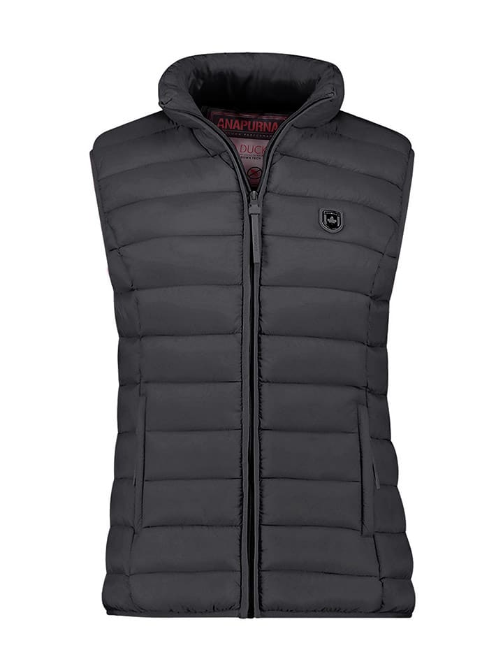 ANAPURNA Kamizelka pikowana "Vakitalana" w kolorze czarnym rozmiar: L