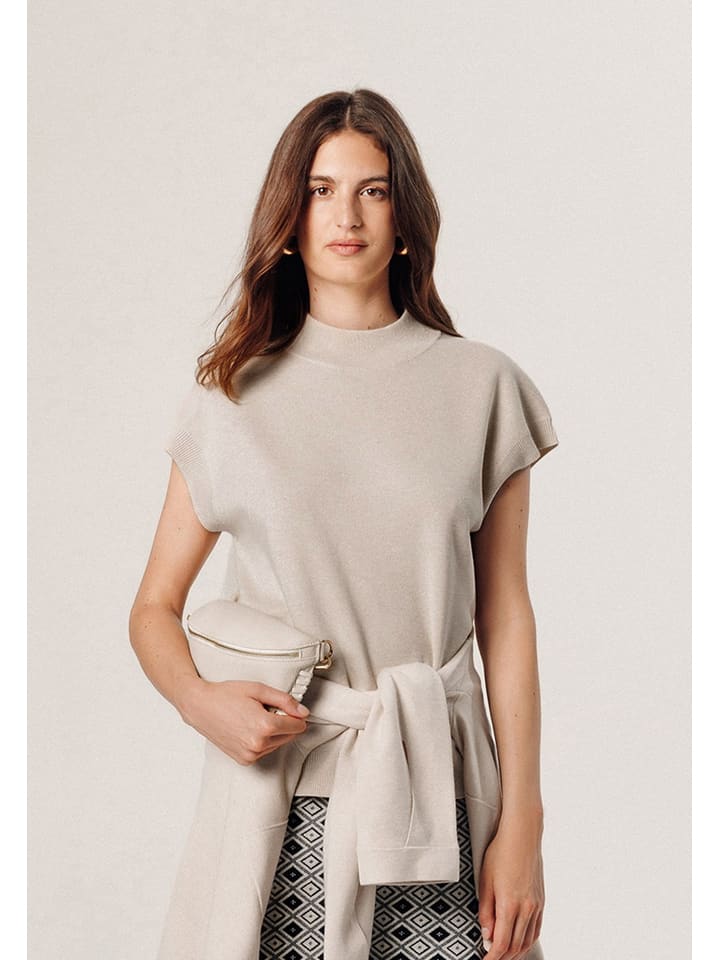 Rodier Bezrękawnik w kolorze beżowym rozmiar: S