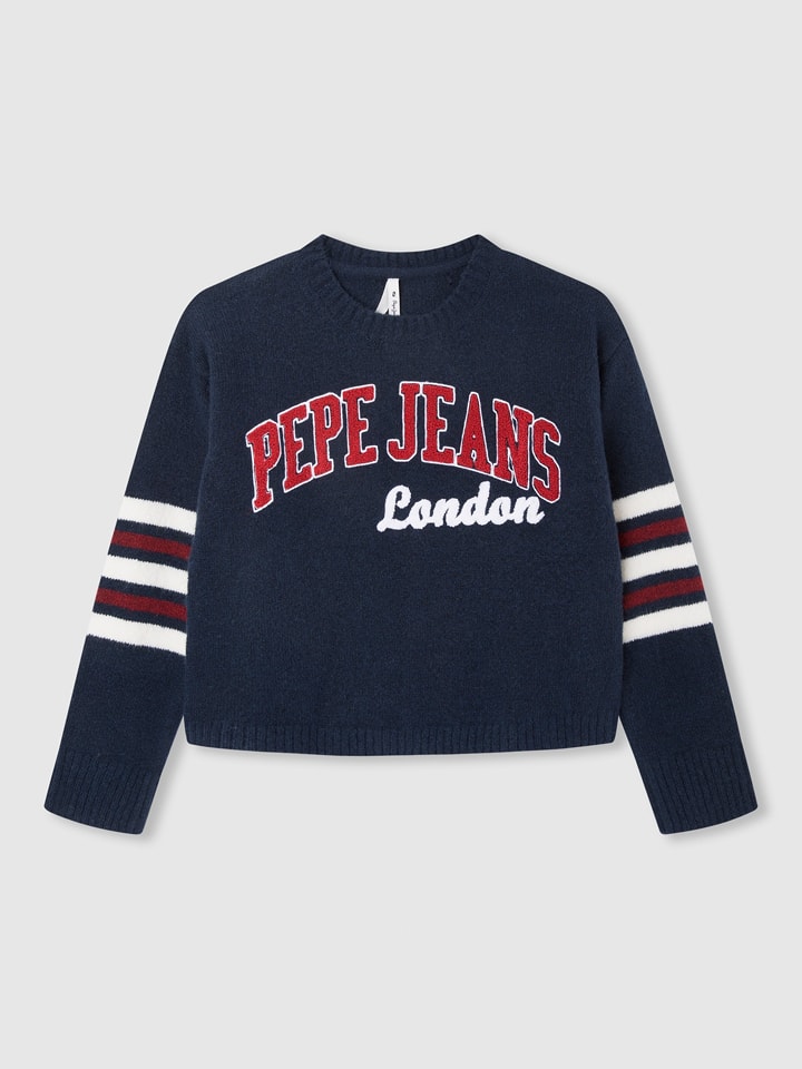 Pepe Jeans Sweter "Xay" w kolorze granatowym rozmiar: 128