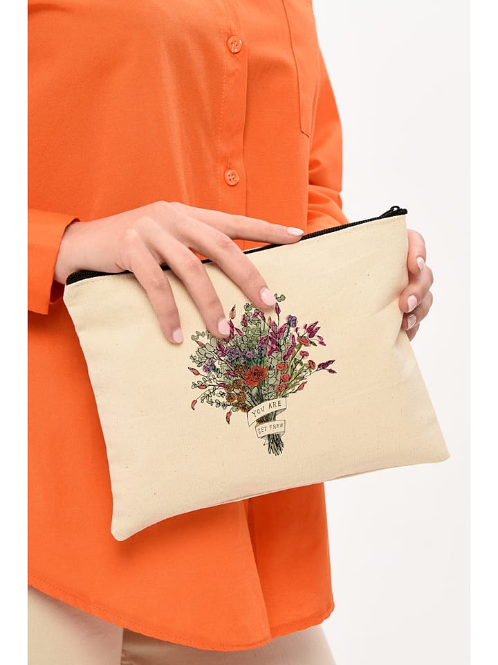 MORI Kosmetyczka w kolorze beżowym - 25 x 18 cm rozmiar: onesize