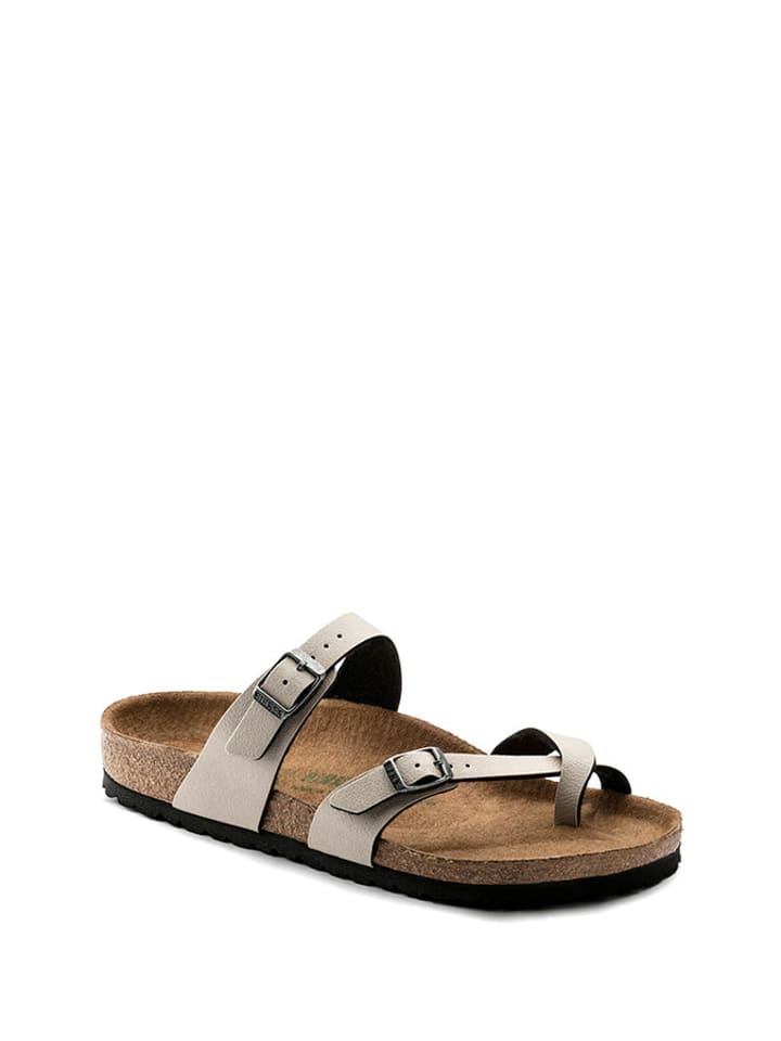 Birkenstock Japonki w kolorze szarym rozmiar: 39