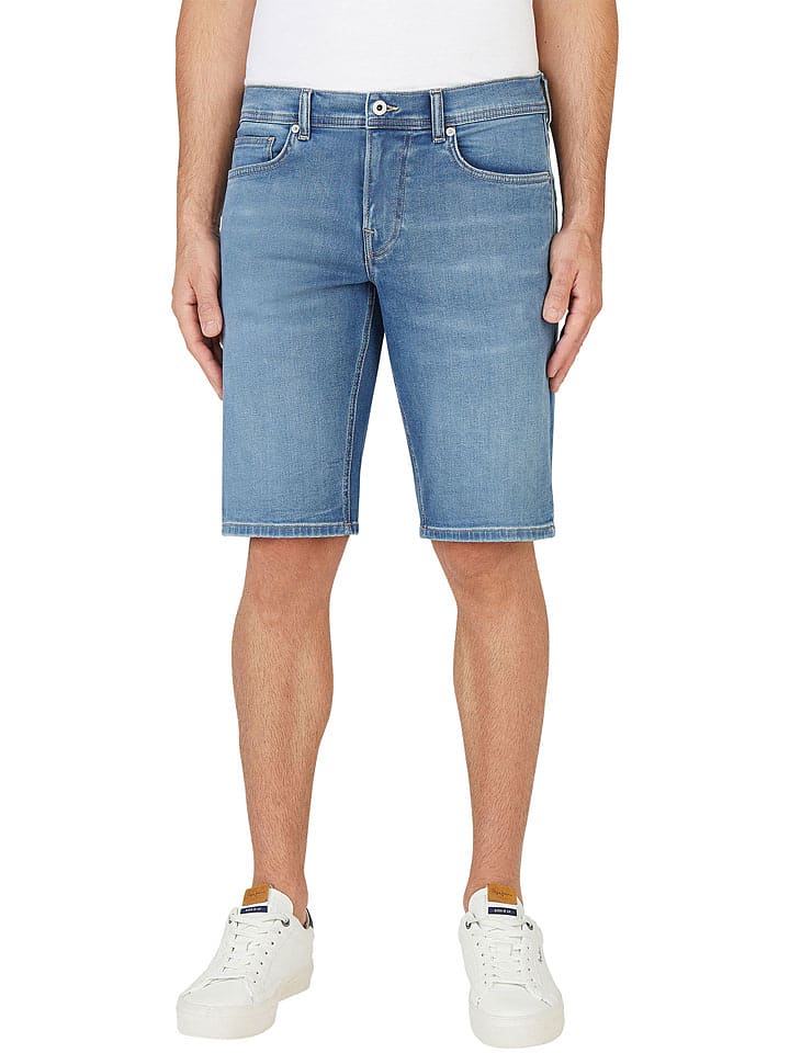 Pepe Jeans Szorty dżinsowe "Gymdigo" w kolorze niebieskim rozmiar: W40