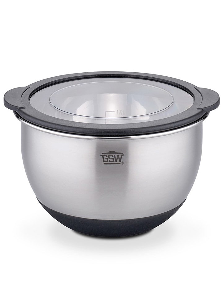 GSW Miska "Primo" w kolorze srebrnym do mieszania - 1,6 l rozmiar: onesize