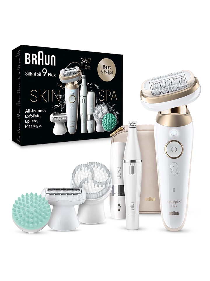 Braun Depilator "Silk-épil 9-341" w kolorze biało-jasnoróżowym rozmiar: onesize