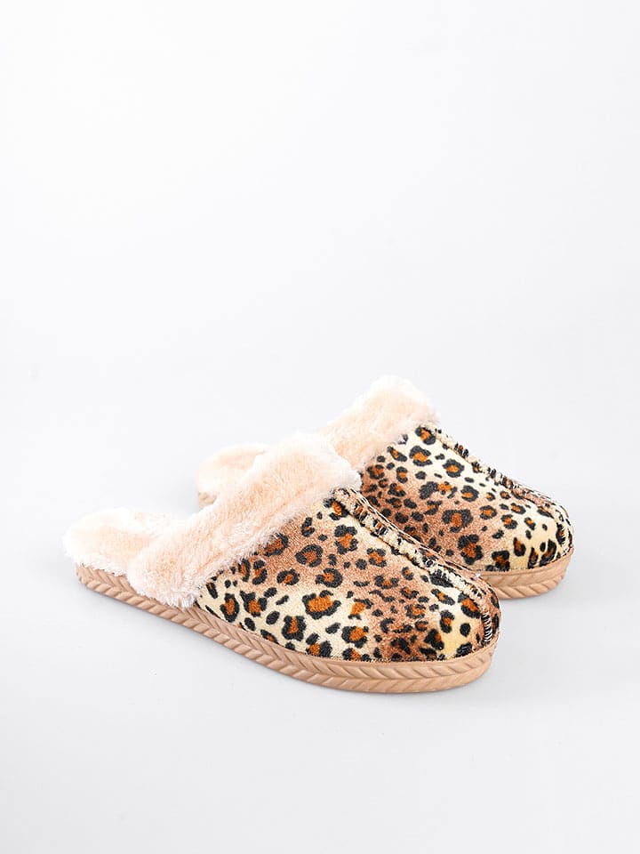 trendyol Kapcie w kolorze brązowo-beżowym rozmiar: 37