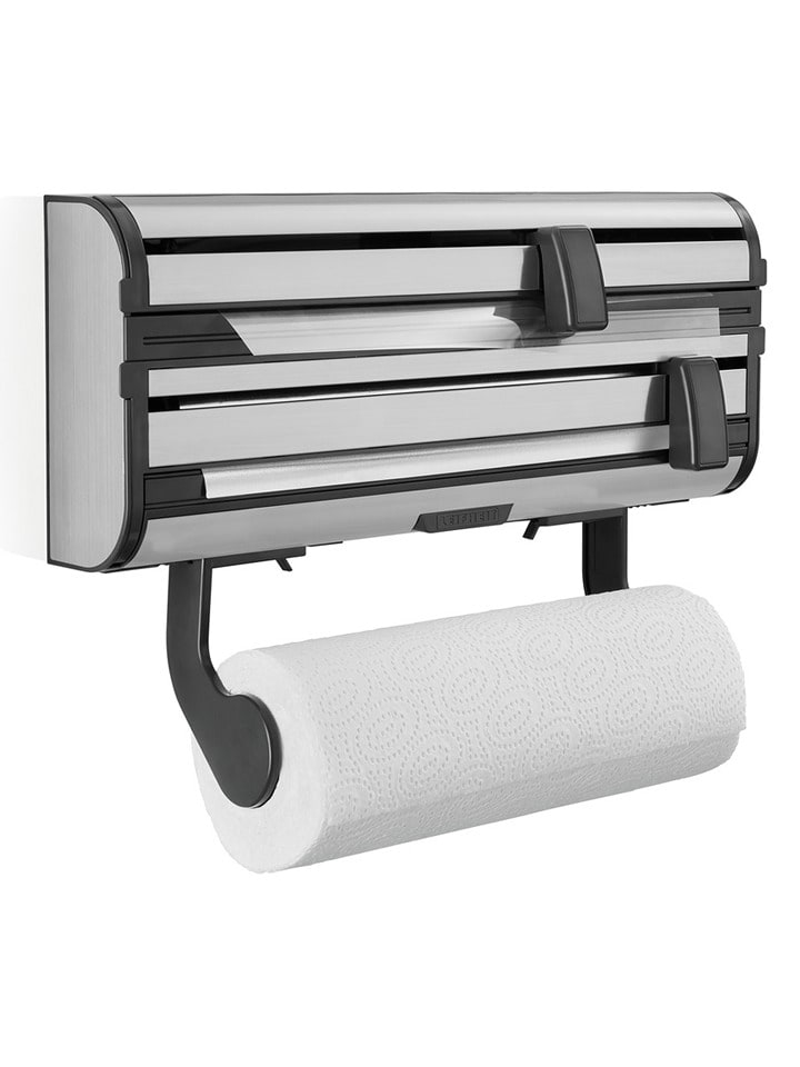 Leifheit Uchwyt ścienny "Parat Royal" w kolorze srebrnym - 38,5 x 16,2 x 8,5 cm rozmiar: onesize