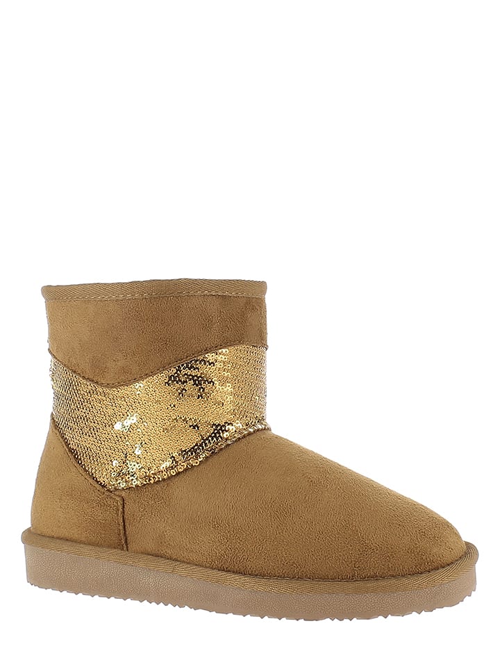 ISLAND BOOT Botki zimowe "Carson" w kolorze jasnobrązowym rozmiar: 36