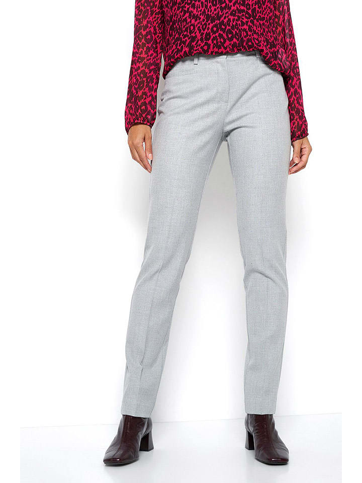 Rosner Spodnie "Jolie" w kolorze jasnoszarym rozmiar: 38K