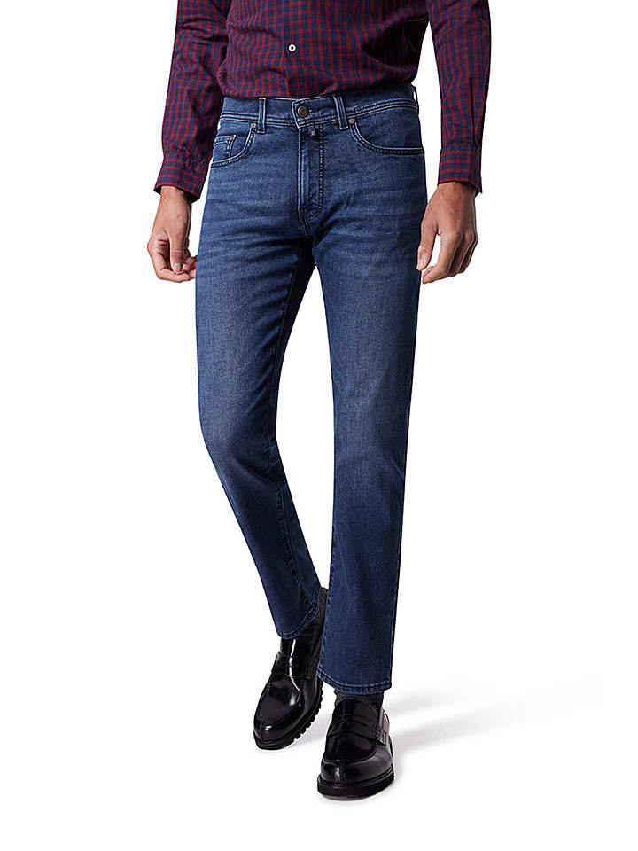 Pierre Cardin Dżinsy "Lyon" - Slim fit - w kolorze niebieskim rozmiar: W34/L30